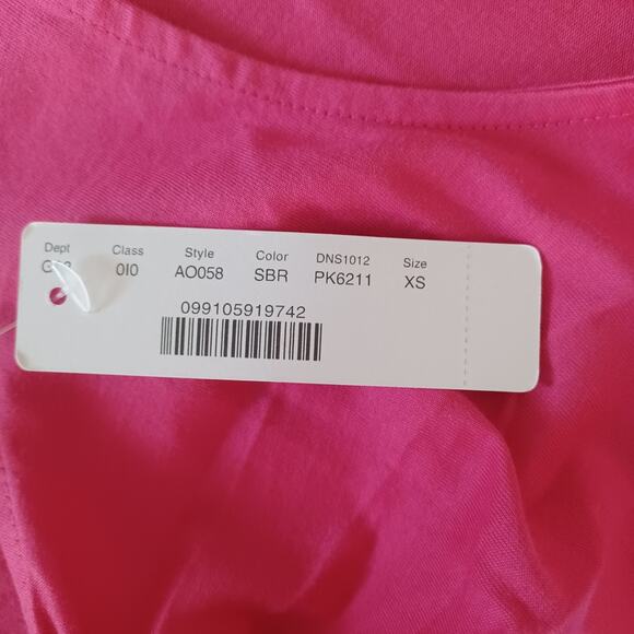 J. Crew Tie Front Tank Top S/M Azalea Pink NWT - Picture 9 of 9